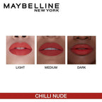 Maybelline New York Color Sensational Creamy Matte Lipstick / Chilli Nude