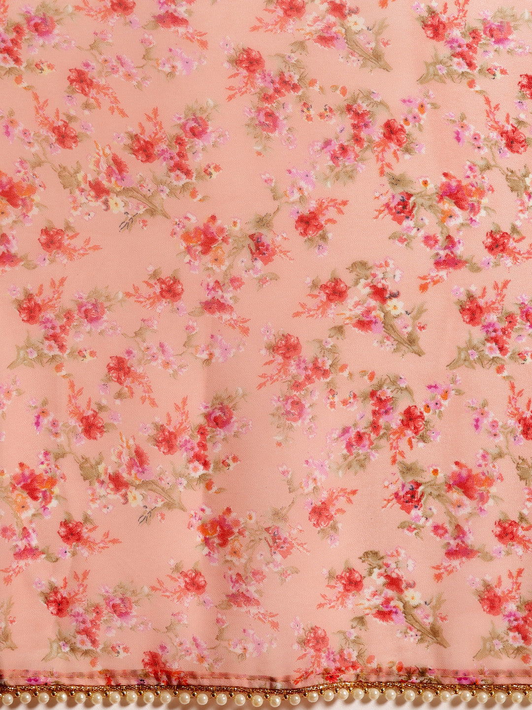 Tikhi Imli Pink Printed Saree - Distacart
