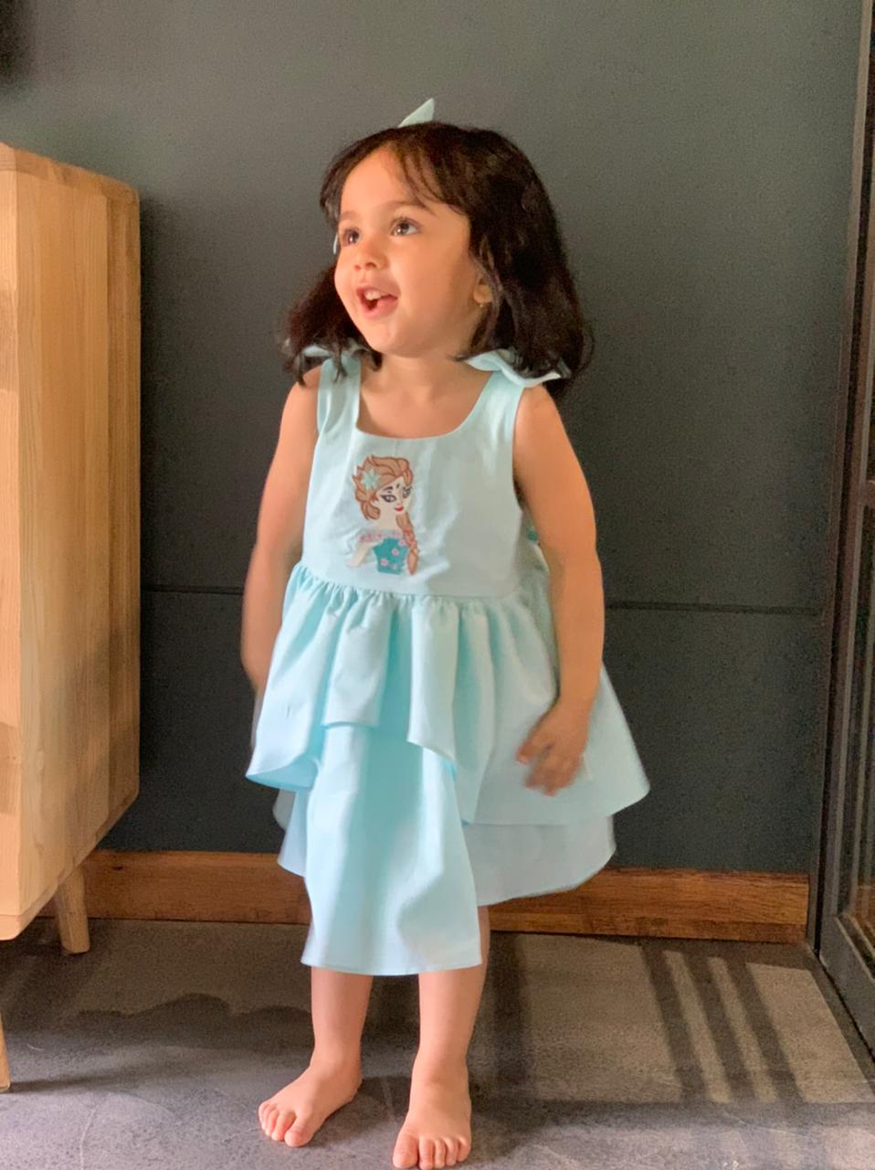 ArthLife Elsa Embroidered Dress