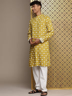 House of Pataudi Jashn Ethnic Motifs Printed Kurta