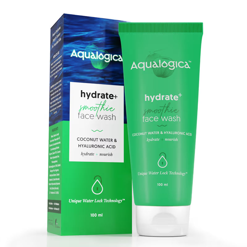 Aqualogica Hydrate+ Smoothie Face Wash with Coconut Water & Hyaluronic Acid