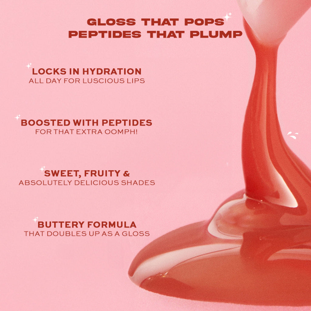 Makeup Revolution Juicy Peptide Lip Balm - Pink Strawberry - Distacart