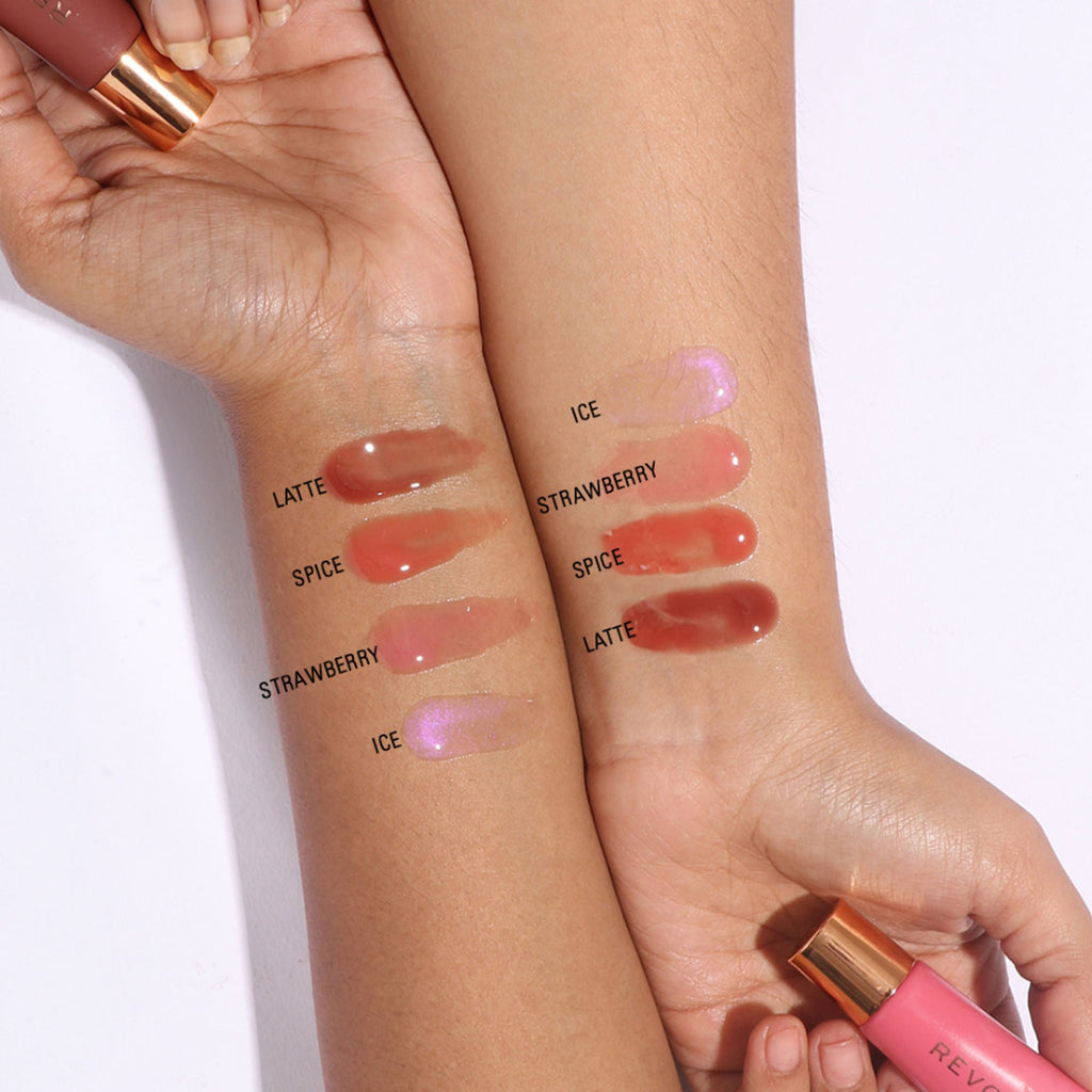 Makeup Revolution Juicy Peptide Lip Balm - Pink Strawberry - Distacart