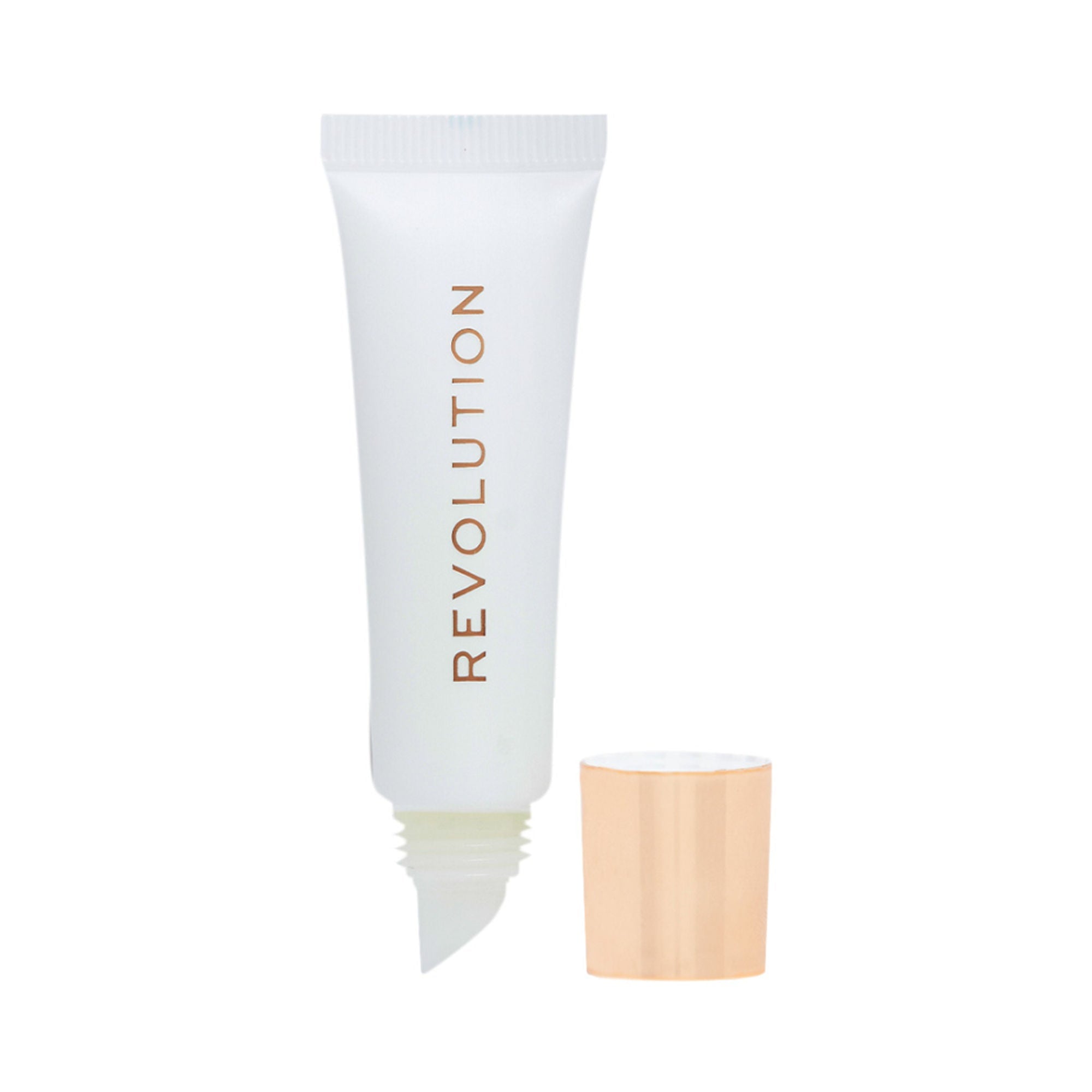 Makeup Revolution Juicy Peptide Lip Balm - Clear Ice - Distacart