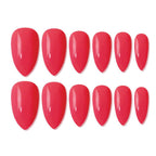 shills professional reusable press on nails almond spn648
