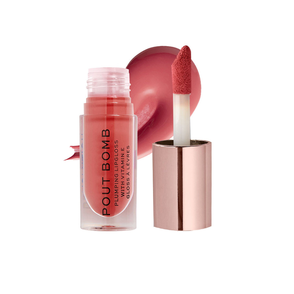 Makeup Revolution Pout Bomb Plumping Gloss - Peachy Coral