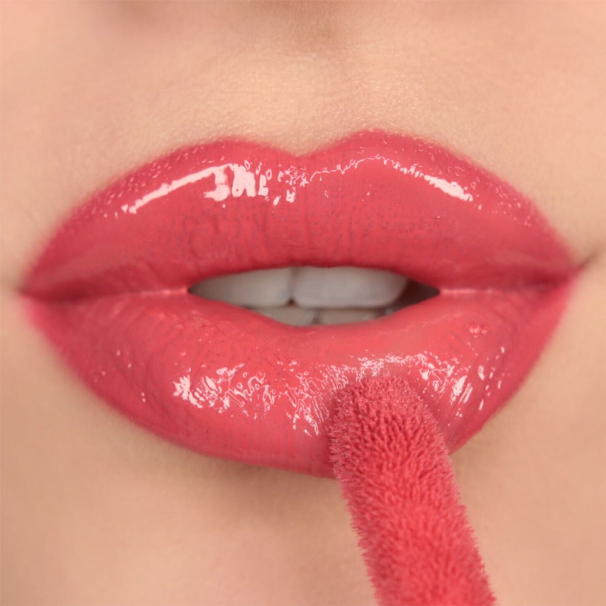 Makeup Revolution Pout Bomb Plumping Gloss - Peachy Coral - Distacart