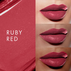 Lakme 9 To 5 Primer + Shine Lipstick - Ruby Red