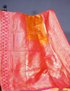 Shades of Yellow Floral Designbanaras Semi Silk Saree By Gayathri Reddy Designer Studio