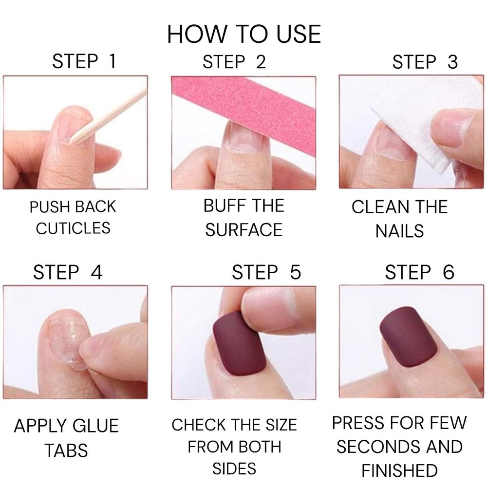 shills professional reusable press on nails french oval spn715