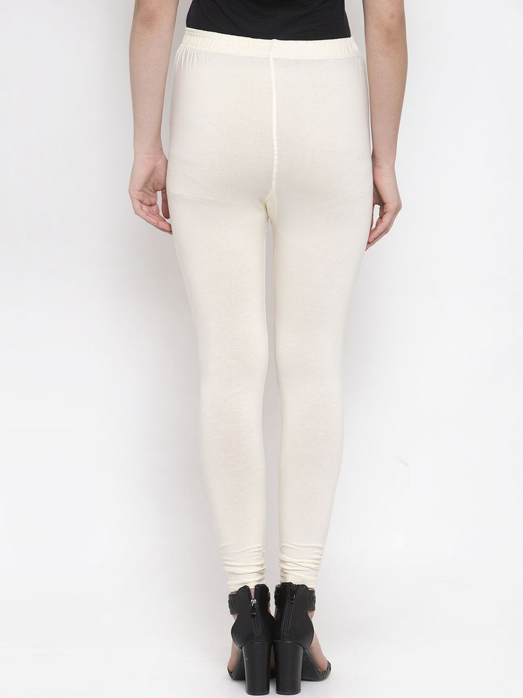 TAG 7 Women Pack Of 2 Solid Churidar-Length Leggings
