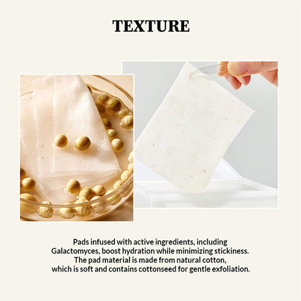Mixsoon Bean Toner Pad, Hydrates, Brightens & Refreshes Skin with Fermented Beans