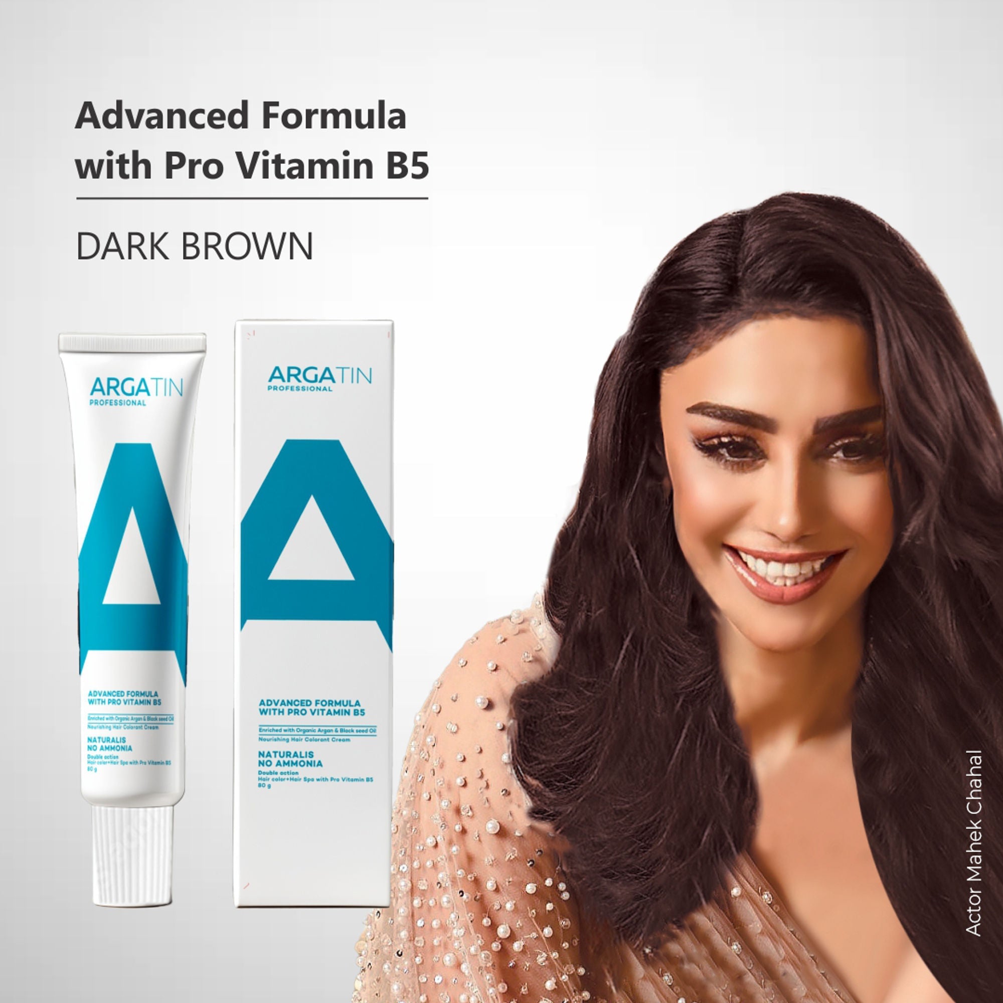 Argatin Naturalis Hair Color Cream With Black Seed Oil & Argan Oil - 3 Dark Brown - Distacart