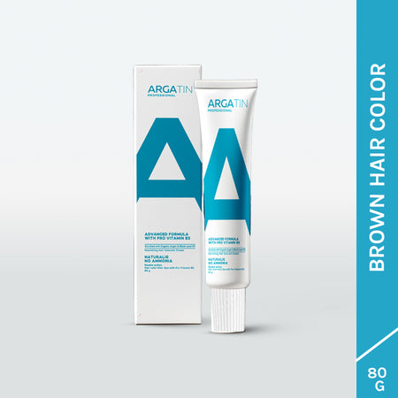 Argatin Naturalis Hair Color Cream With Black Seed Oil & Argan Oil - 4 Brown
