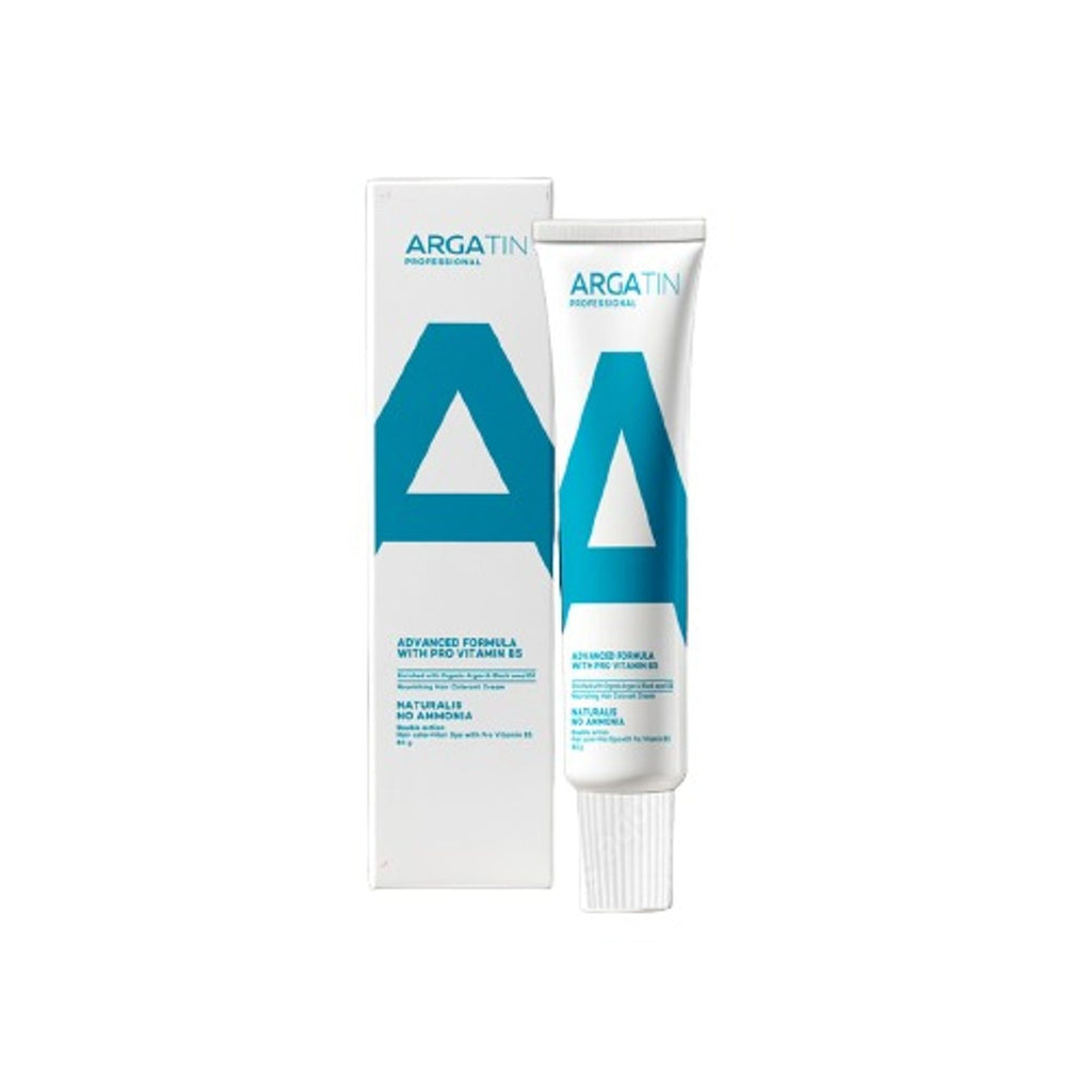 Argatin Naturalis Hair Color Cream With Black Seed Oil & Argan Oil - 4 Brown - Distacart