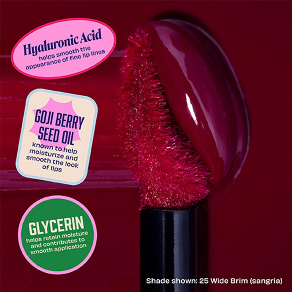 Benefit Cosmetics Splashtint Dewy Lip Tint - 17 Heat Wave Pomegranate Red - Distacart