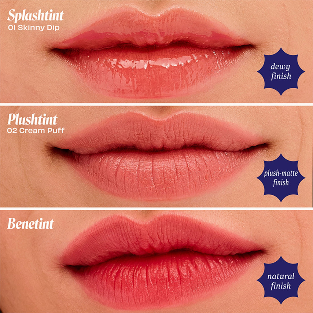 Benefit Cosmetics Plushtint Matte Lip Tint - 02 Cream Puff Almond Pink - Distacart