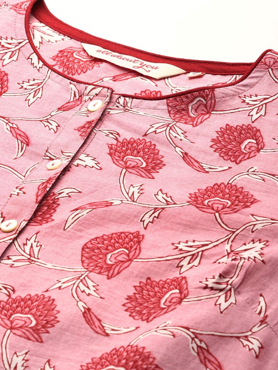 All About You Ethnic Motifs Printed Kurta with Palazzos