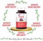 bliss welness flaxseed oil high potency omega 3 softgel capsule 60 each
