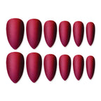 shills professional reusable press on nails sharp almond spn686