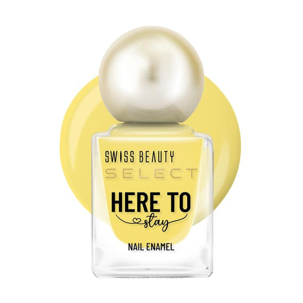 Swiss Beauty Select Here To Stay Nail Enamel - Spectra Yellow