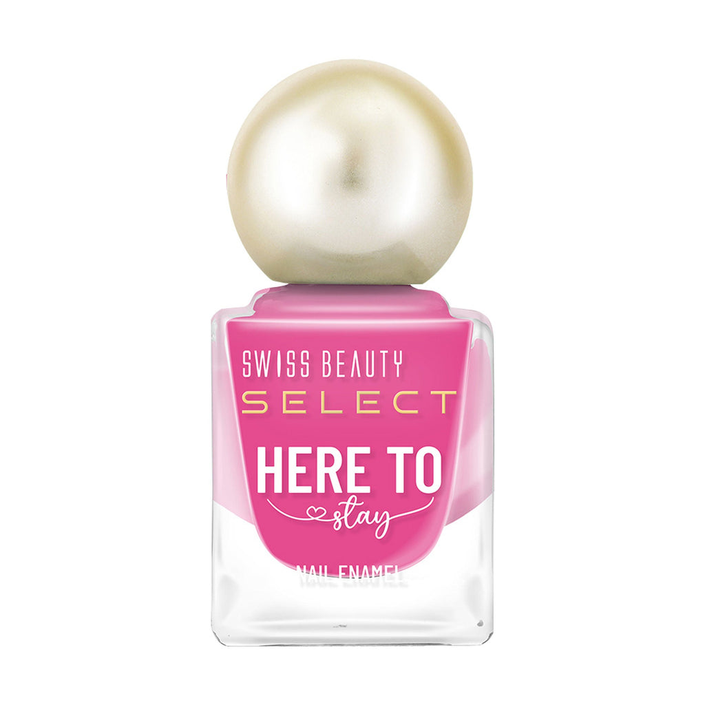 Swiss Beauty Select Here To Stay Nail Enamel - Wild Pink - Distacart