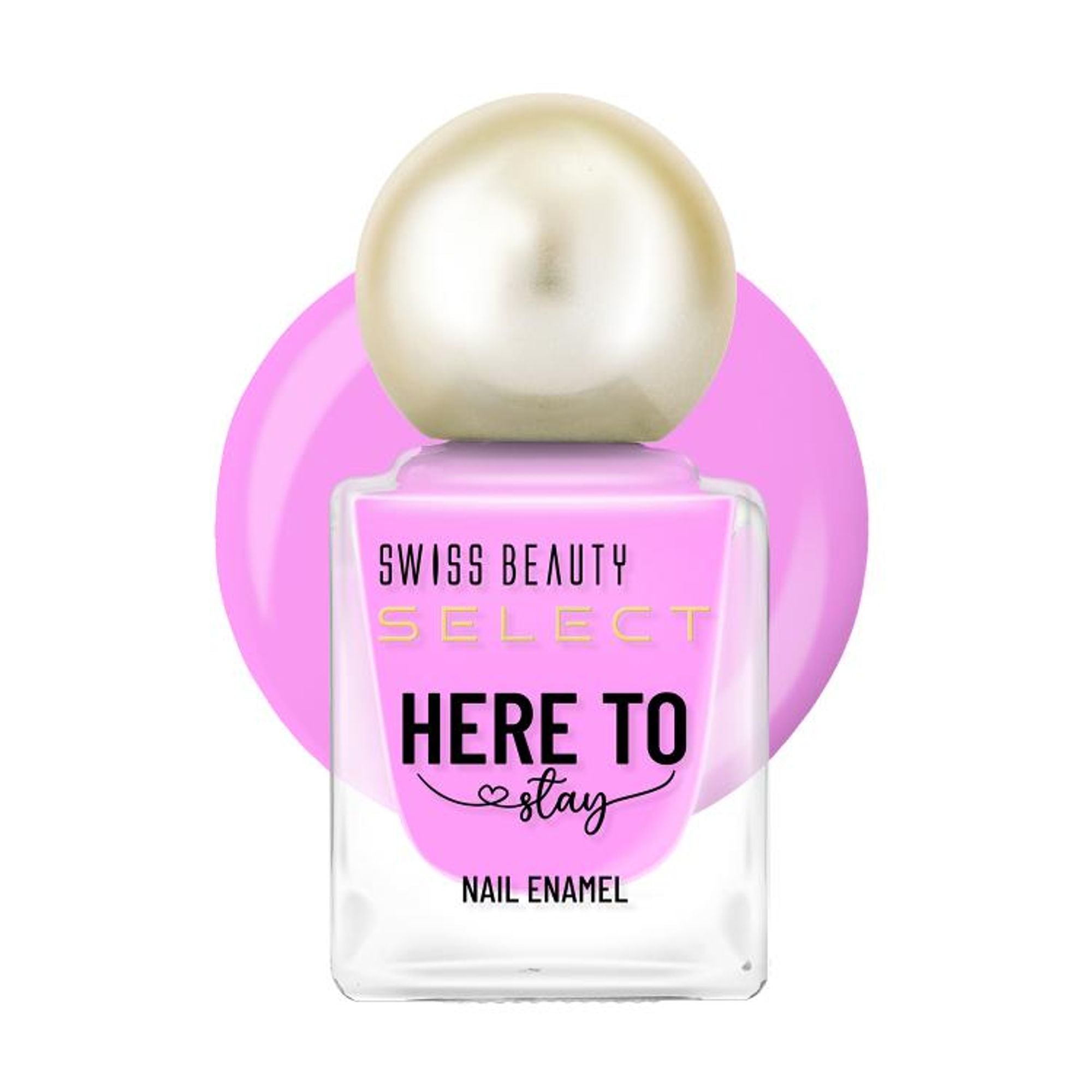 Swiss Beauty Select Here To Stay Nail Enamel - Persian Pink