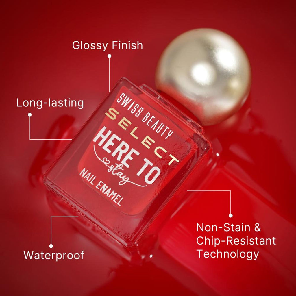 Swiss Beauty Select Here To Stay Nail Enamel - Lavender Herb - Distacart
