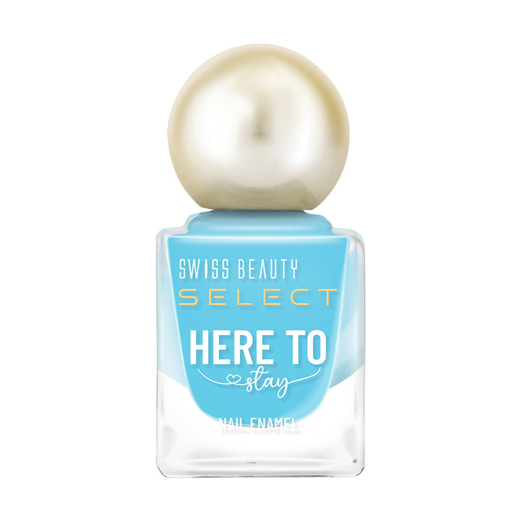 Swiss Beauty Select Here To Stay Nail Enamel - Ibiza Blue - Distacart