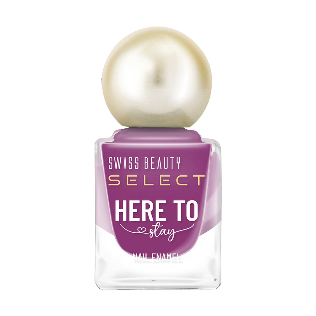 Swiss Beauty Select Here To Stay Nail Enamel - Winter Magenta - Distacart