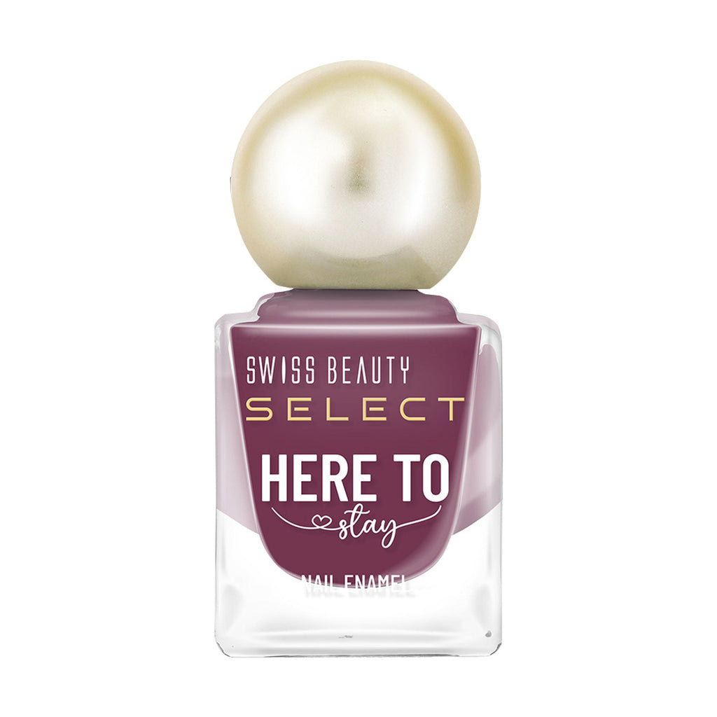 Swiss Beauty Select Here To Stay Nail Enamel - Warm Pink - Distacart