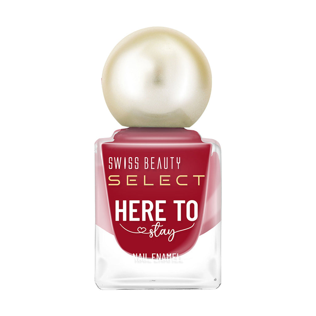 Swiss Beauty Select Here To Stay Nail Enamel - Spicy Cherry - Distacart