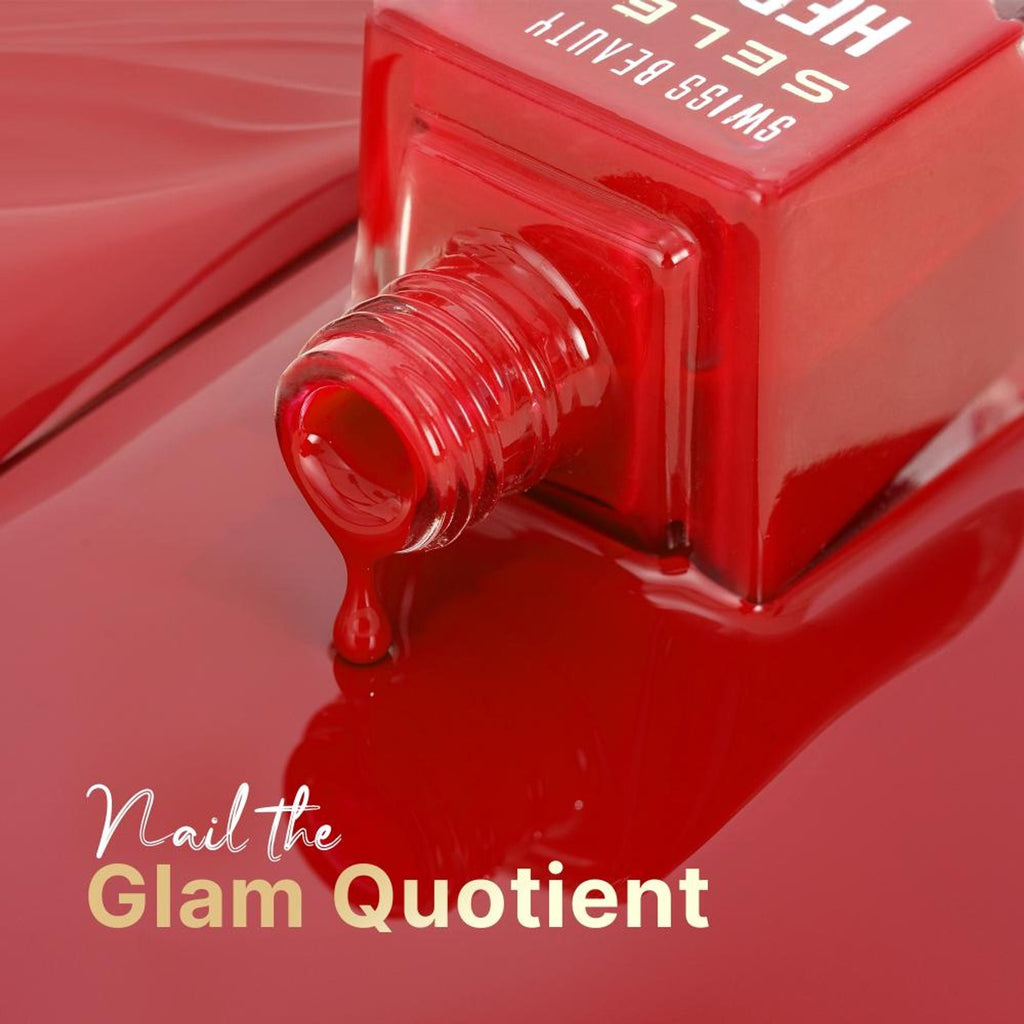 Swiss Beauty Select Here To Stay Nail Enamel - Edible Red - Distacart