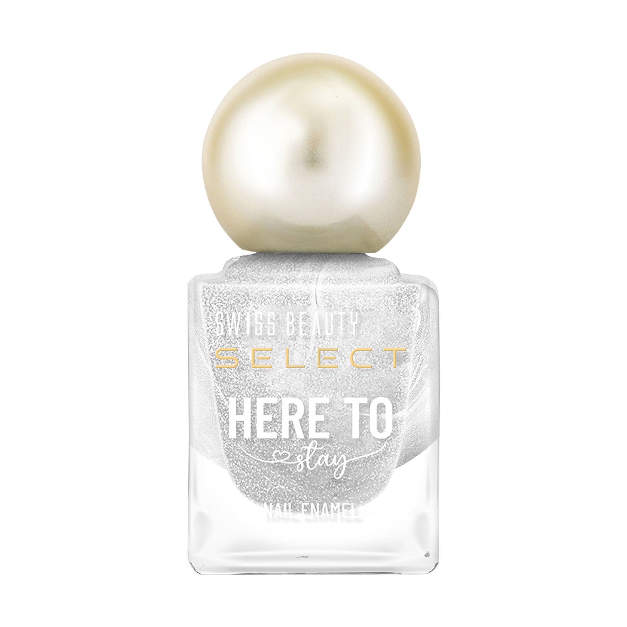 Swiss Beauty Select Here To Stay Nail Enamel - Metallic Silver - Distacart