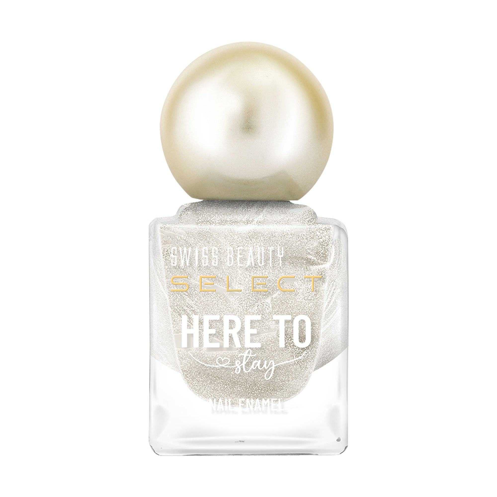 Swiss Beauty Select Here To Stay Nail Enamel - Metallic Gold - Distacart