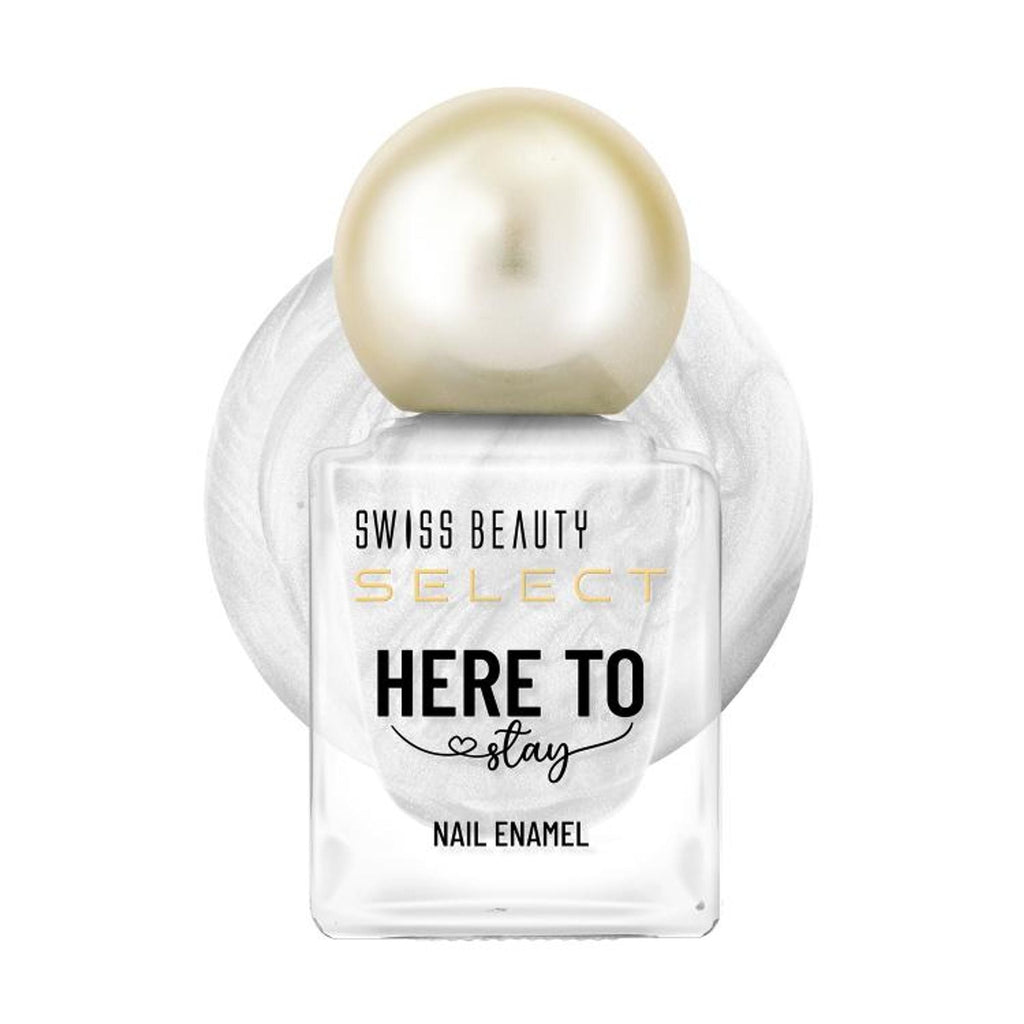 Swiss Beauty Select Here To Stay Nail Enamel - Sheer Pearl