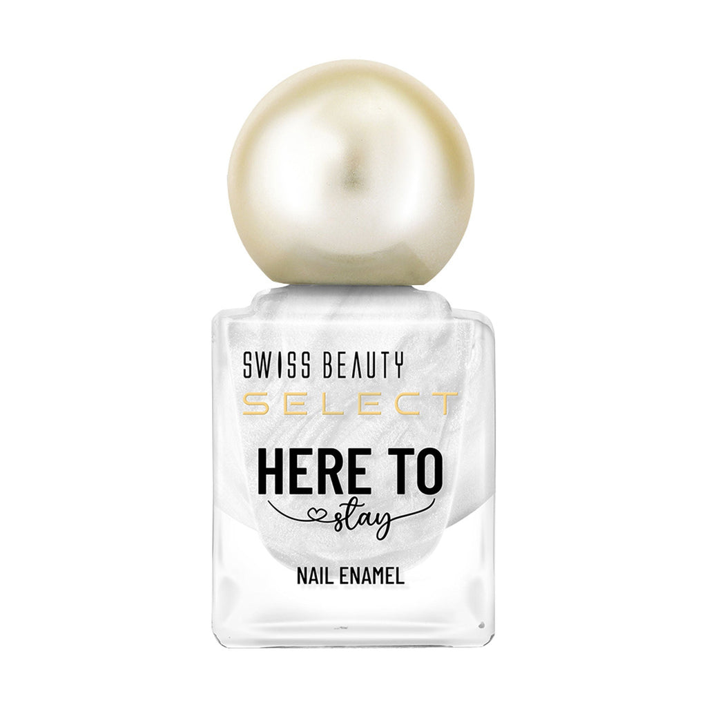 Swiss Beauty Select Here To Stay Nail Enamel - Sheer Pearl - Distacart