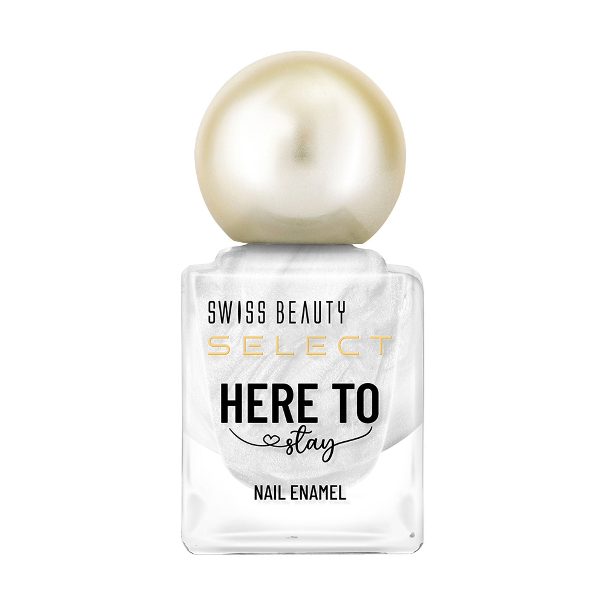 Swiss Beauty Select Here To Stay Nail Enamel - Sheer Pearl - Distacart