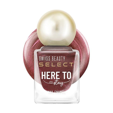 Swiss Beauty Select Here To Stay Nail Enamel - Shimmy Brown
