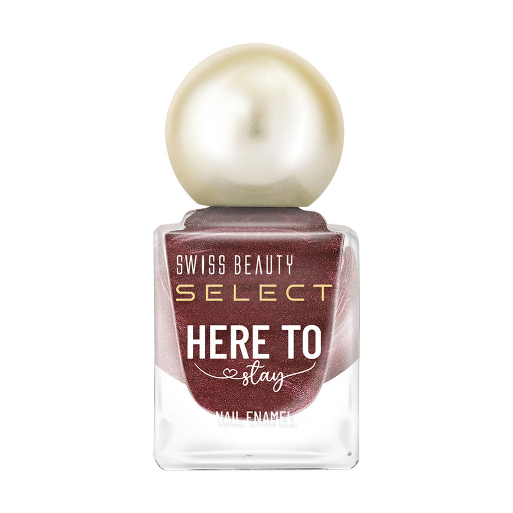 Swiss Beauty Select Here To Stay Nail Enamel - Shimmy Brown - Distacart