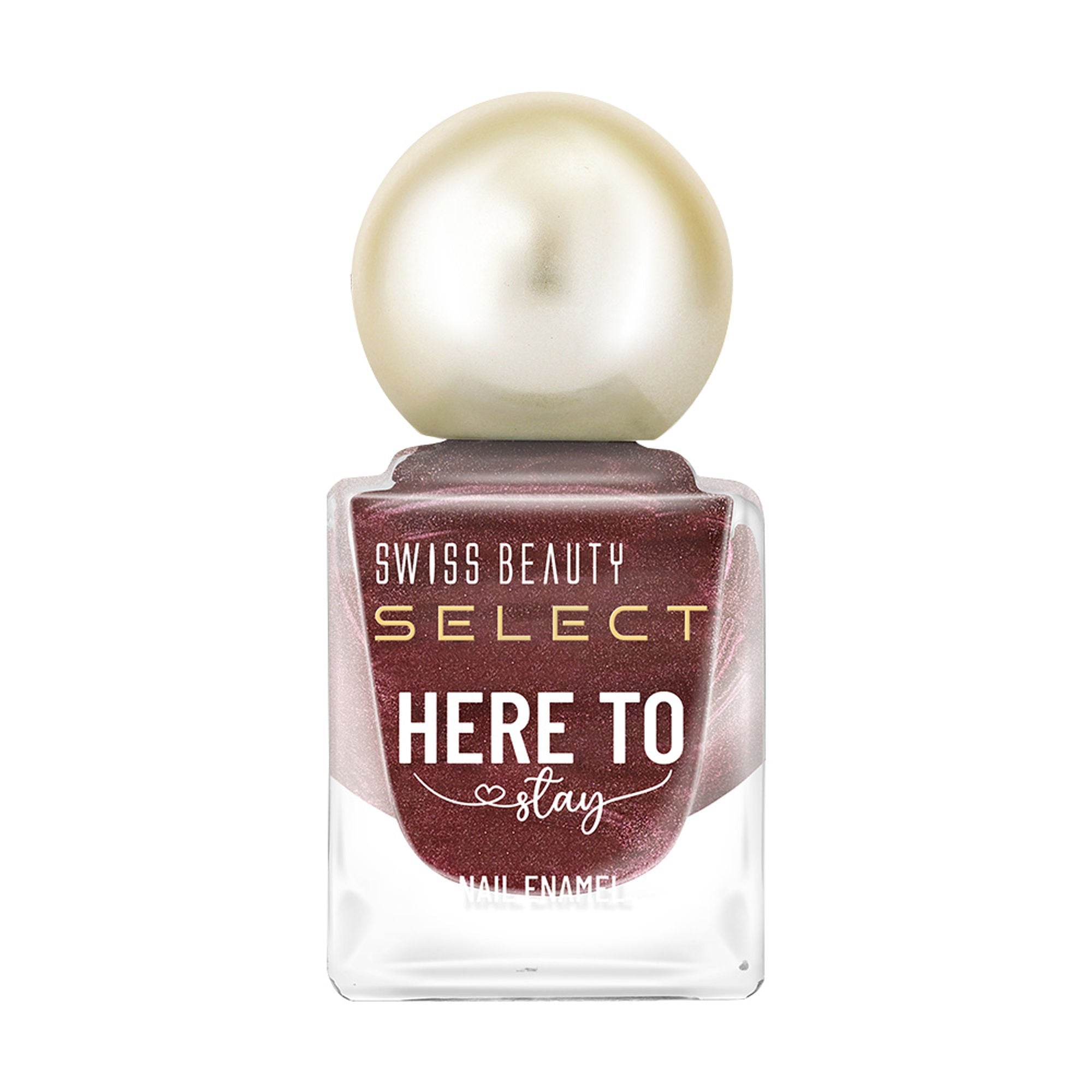 Swiss Beauty Select Here To Stay Nail Enamel - Shimmy Brown - Distacart