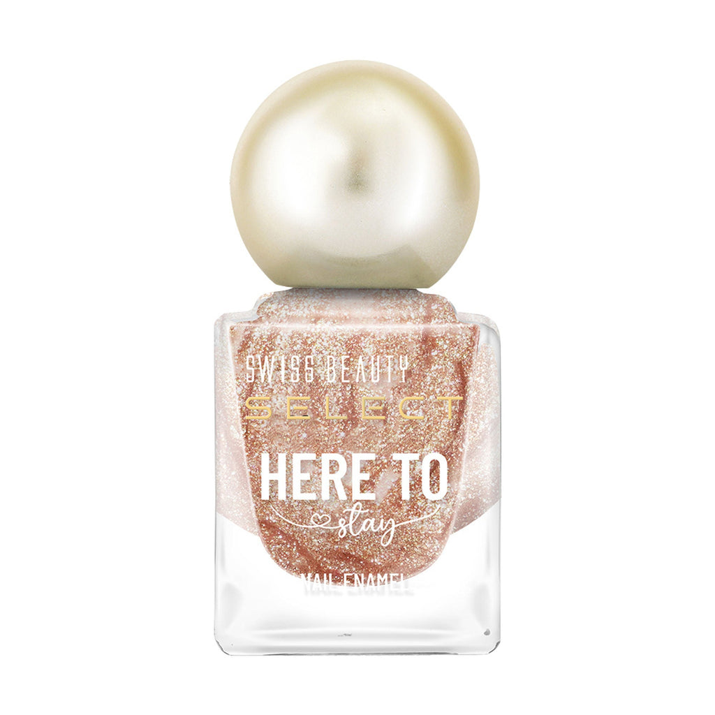 Swiss Beauty Select Here To Stay Nail Enamel - Chunky Gold - Distacart