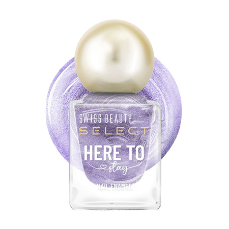 Swiss Beauty Select Here To Stay Nail Enamel - Chunky Violet