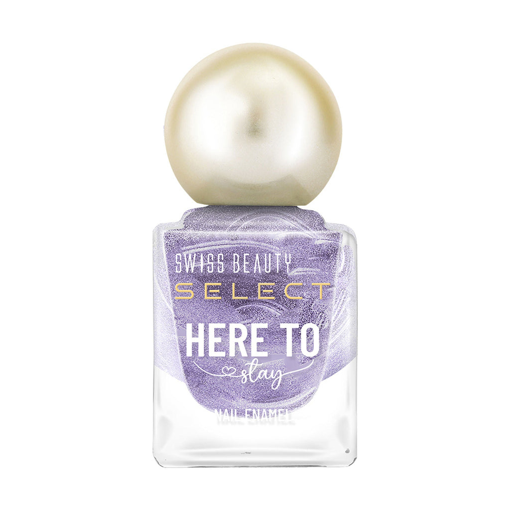 Swiss Beauty Select Here To Stay Nail Enamel - Chunky Violet - Distacart