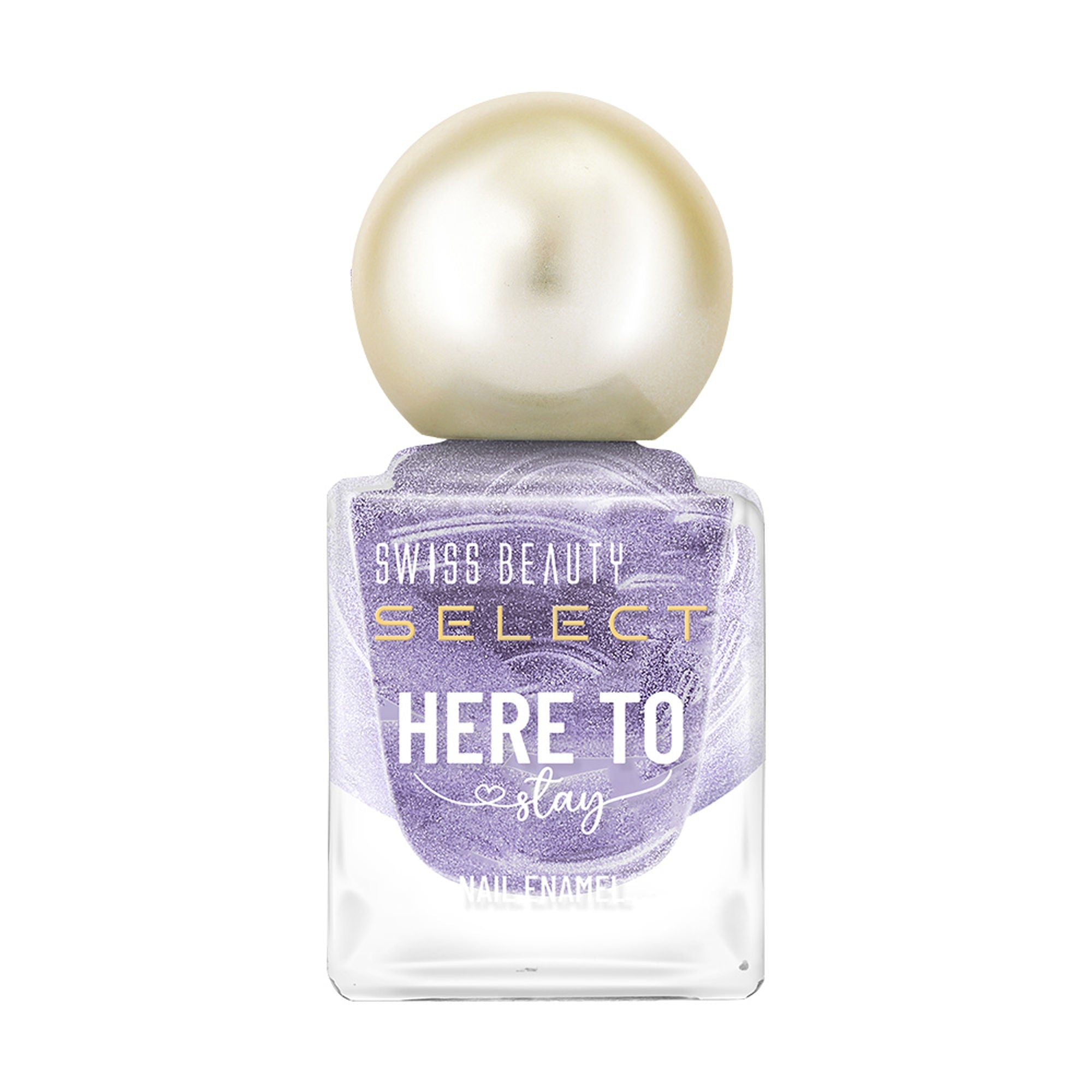 Swiss Beauty Select Here To Stay Nail Enamel - Chunky Violet - Distacart