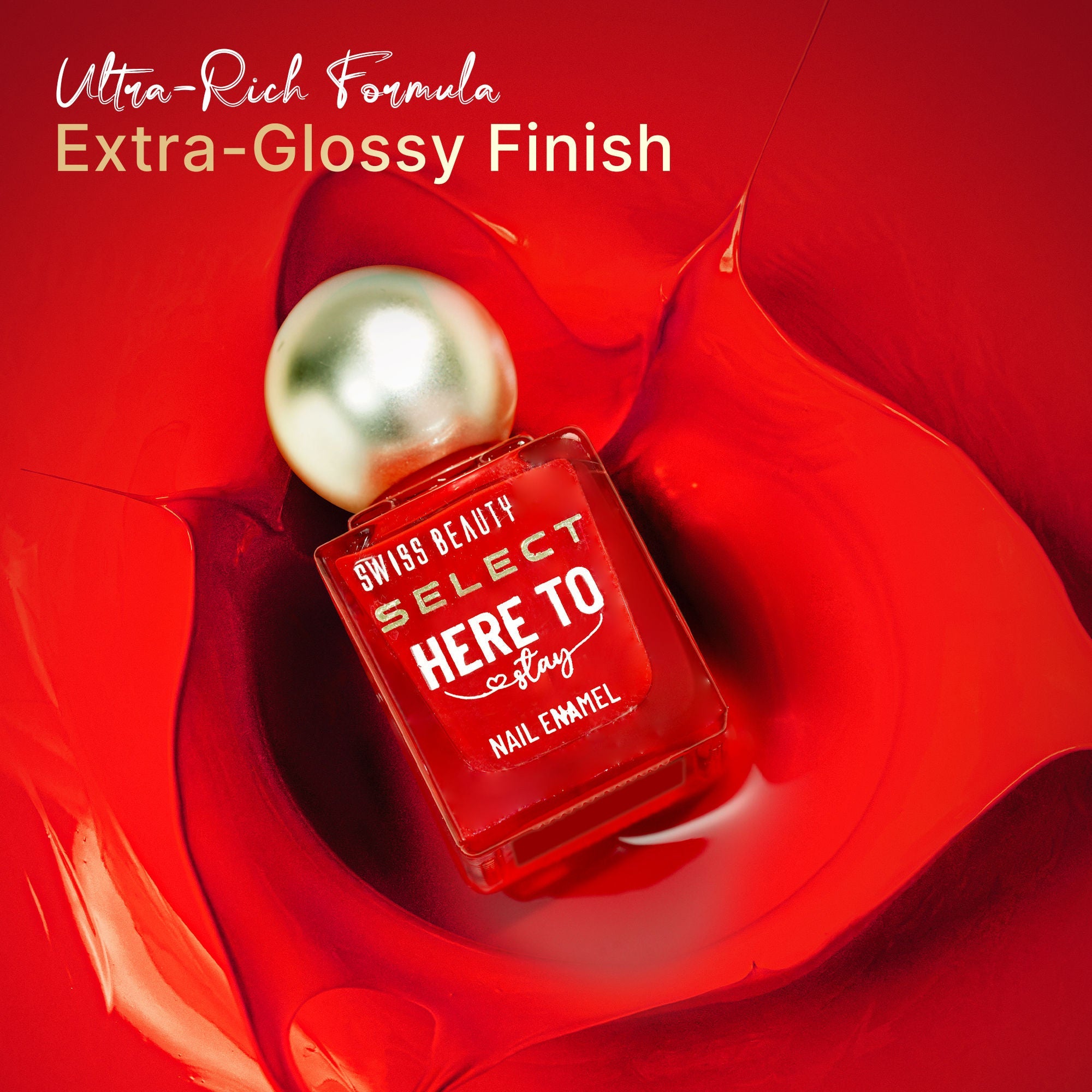 Swiss Beauty Select Here To Stay Nail Enamel - Chunky Champagne - Distacart