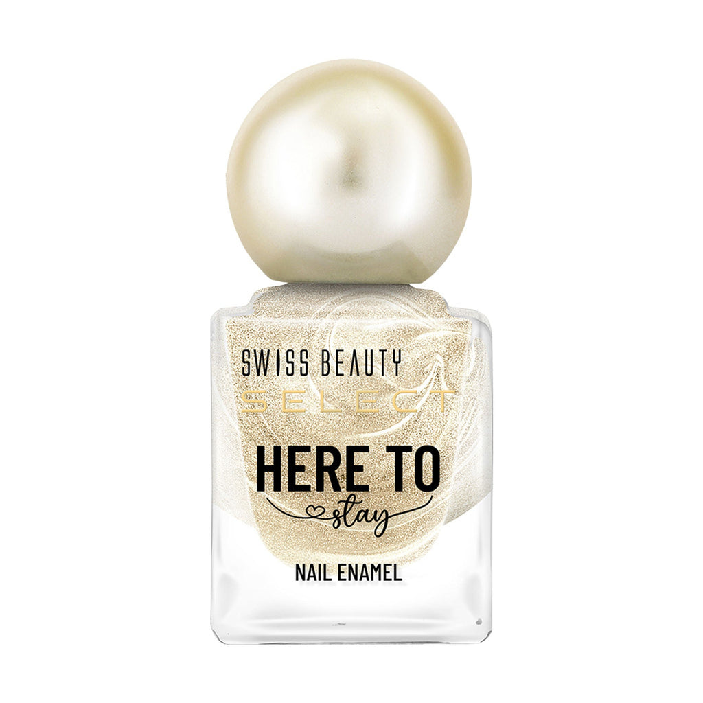 Swiss Beauty Select Here To Stay Nail Enamel - Chunky Champagne - Distacart