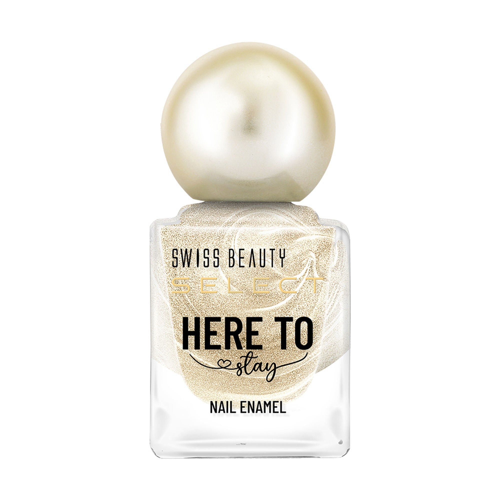 Swiss Beauty Select Here To Stay Nail Enamel - Chunky Champagne - Distacart