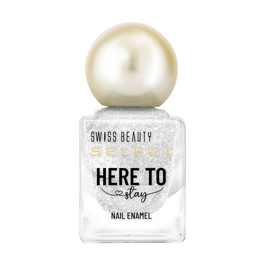 Swiss Beauty Select Here To Stay Nail Enamel - Chunky Silver - Distacart