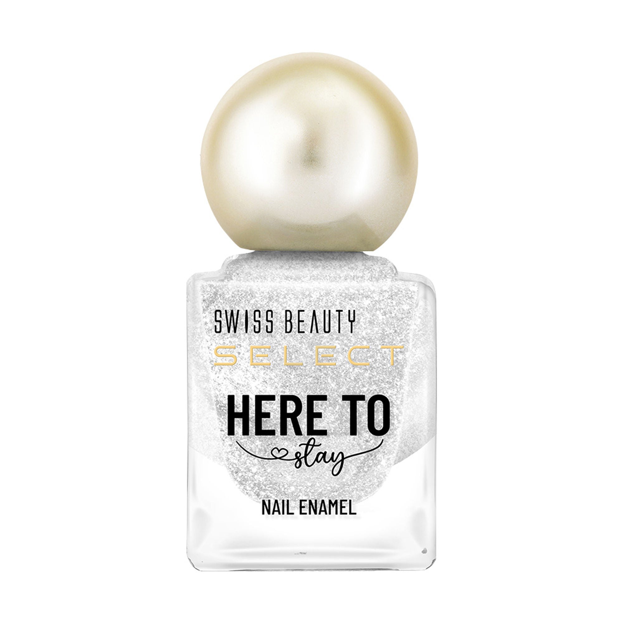 Swiss Beauty Select Here To Stay Nail Enamel - Chunky Silver - Distacart